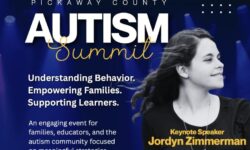 Pickaway County Autism Summit at Ohio Christian University in Circleville featuring keynote speaker Jordyn Zimmerman and community resource fair.