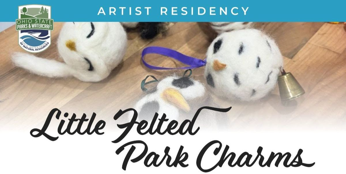 Little Felted Park Charms at Deer Creek