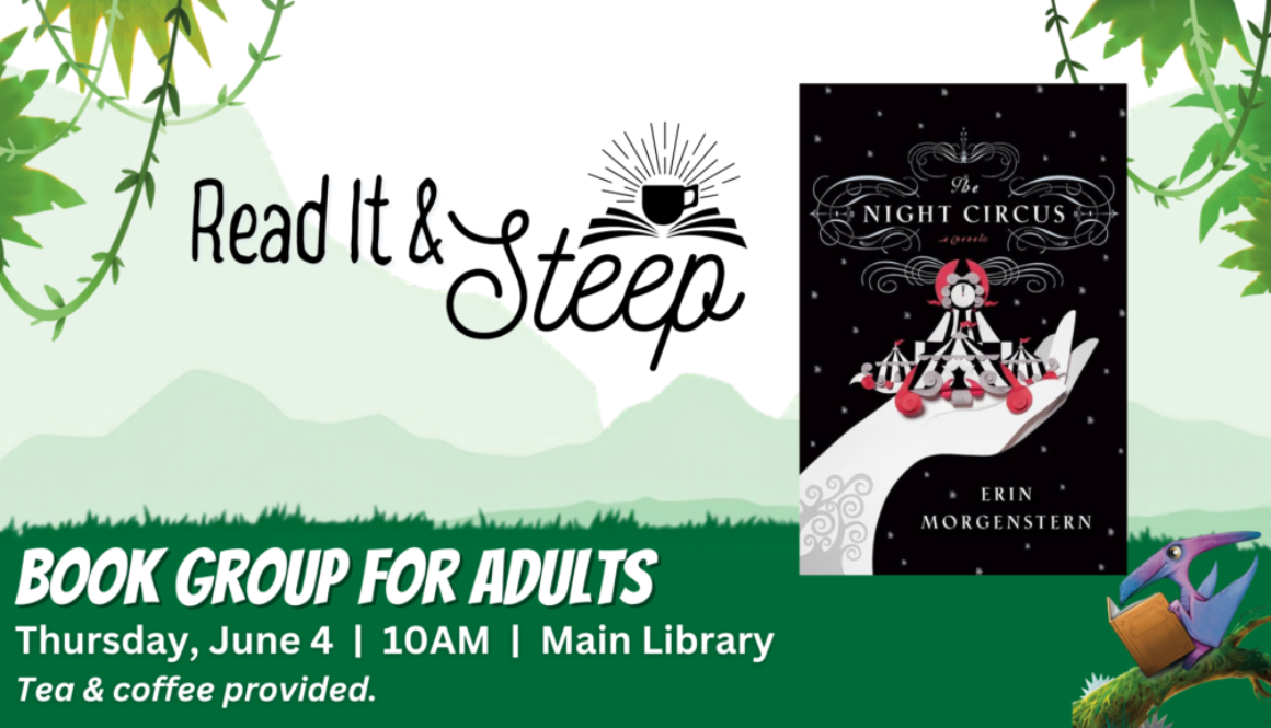 Read It and Steep Book Group event at Pickaway County Library in Circleville, Ohio.