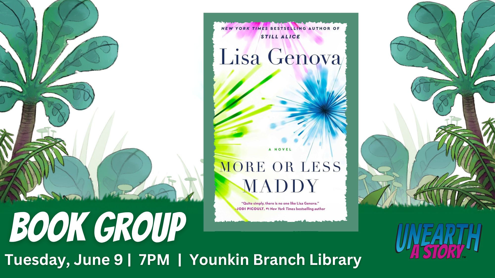 Join the Book Club at Pickaway County Library’s Younkin Branch in Ashville, Ohio held monthly for readers and discussion.